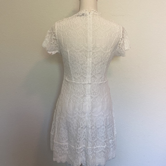 NWT SHEIN white lace dress, size M - Picture 3 of 7